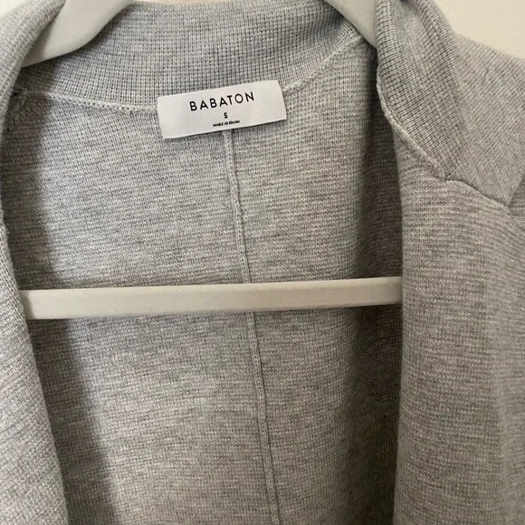 Babaton Light Gray Women's Blazer - Picture 2 of 5